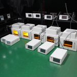 Compact UV curing light chamber with 200*200mm LED illumination light